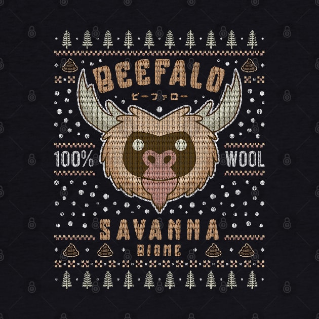 Savanna Beefalo Ugly Sweater by Lagelantee